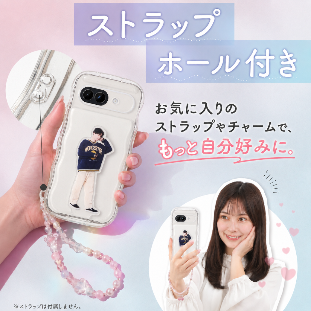 竹下工房 アクスタが入るスマホケース For GooglePixel