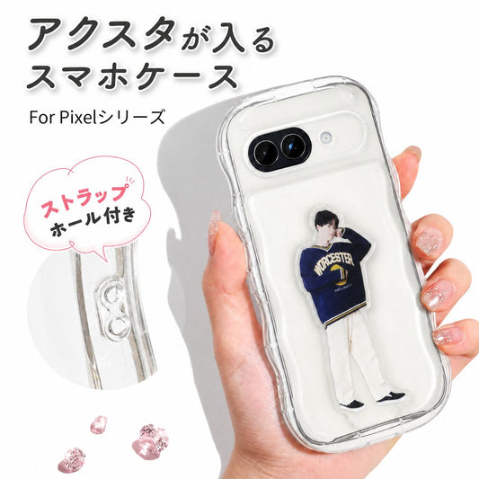 竹下工房 アクスタが入るスマホケース For GooglePixel